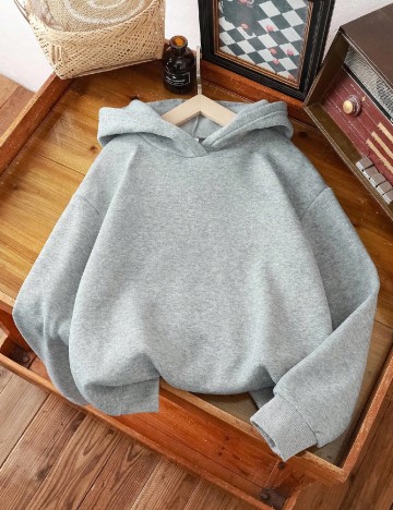 Hanorac Shein Kids, gri