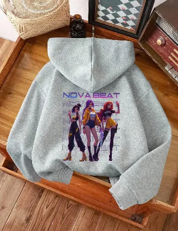 Hanorac Shein Kids, gri