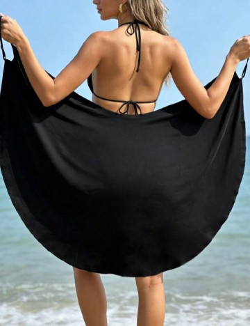 Rochie de plaja SHEIN, negru