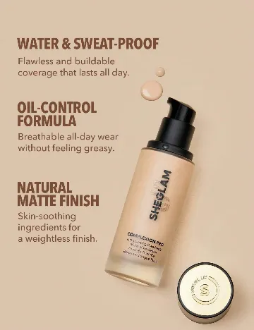 Fond de ten SHEGLAM, nude