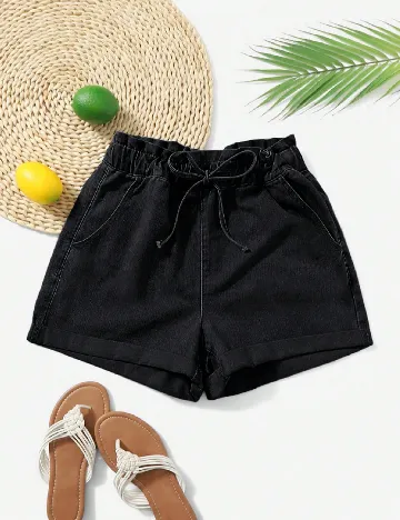 Pantaloni scurti SHEIN, negru