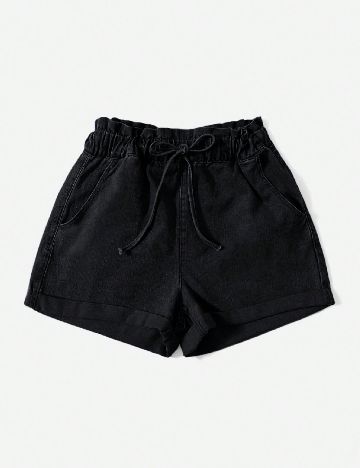 Pantaloni scurti SHEIN, negru