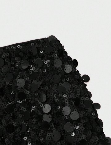 Fusta Floreya, negru