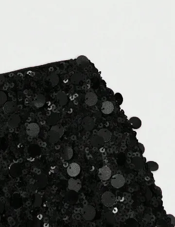 Fusta Floreya, negru