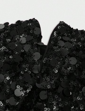 Fusta Floreya, negru