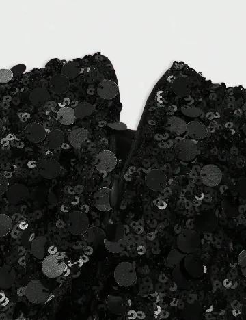 Fusta Floreya, negru