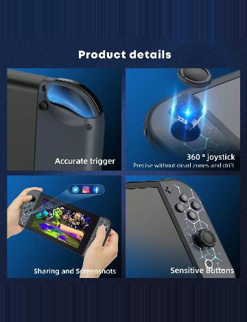 Controlere Joypad SHEIN, negru