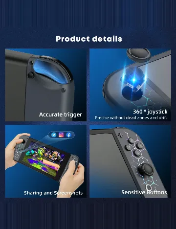 Controlere Joypad SHEIN, negru