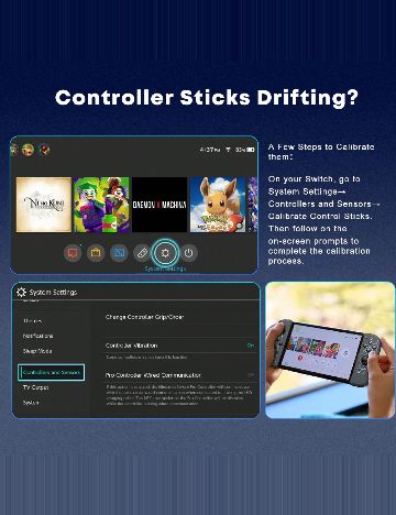 Controlere Joypad SHEIN, negru