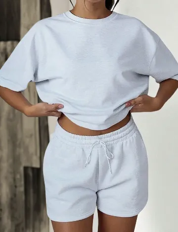 Compleu SHEIN, gri deschis