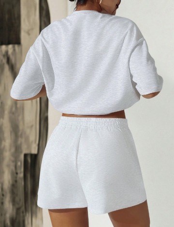 Compleu SHEIN, gri deschis