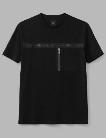 Tricou River Island, negru