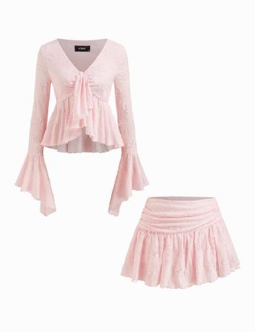 Fusta pantalon Cider, roz