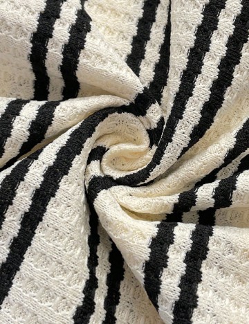 Rochie medie SHEIN Maternity, crem/negru