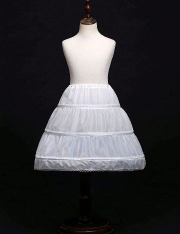 Crinolina Shein Kids, alb