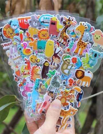 Set stickere autocolante SHEIN, mix culori