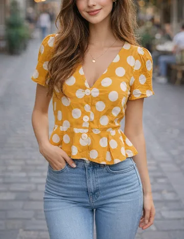 Bluza River Island, galben