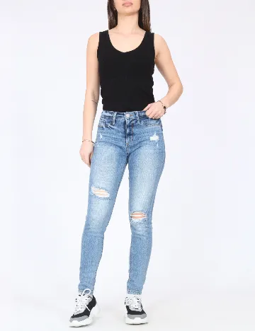 Blugi River Island, albastru