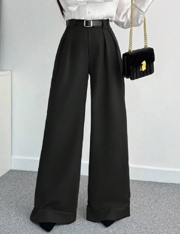 Pantaloni SHEIN, negru