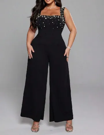 Salopeta SHEIN CURVE, negru