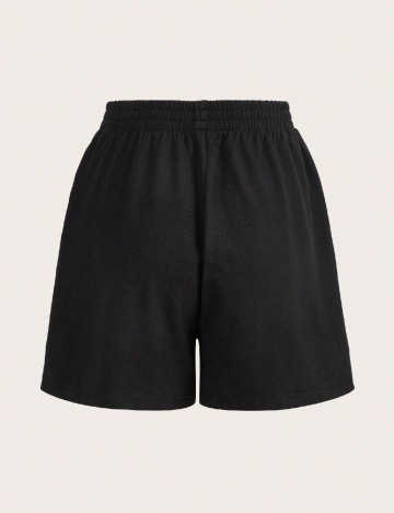 Pantaloni scurti SHEIN CURVE, negru