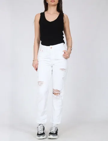 Blugi River Island, alb