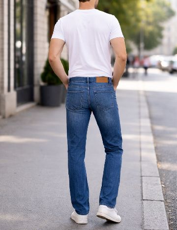 Blugi River Island, albastru