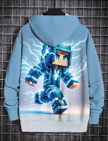 Hanorac Shein Kids, albastru