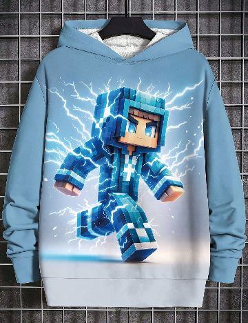 Hanorac Shein Kids, albastru