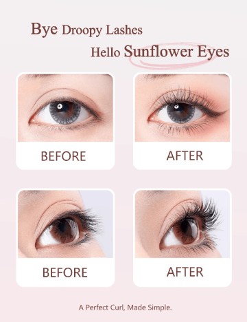 Cleste pentru curbarea genelor SHEIN, alb