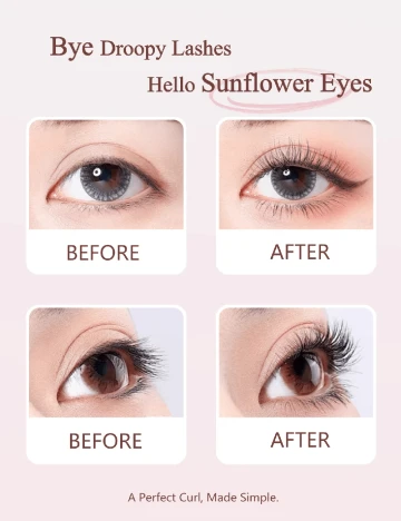 Cleste pentru curbarea genelor SHEIN, alb