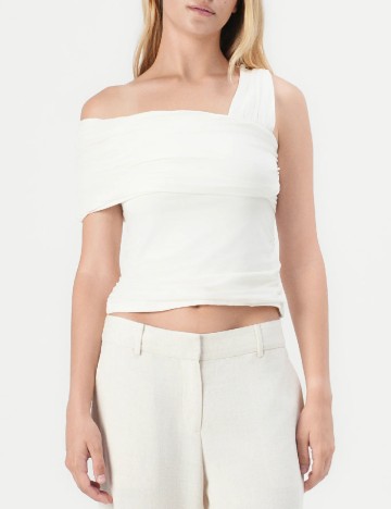 Top Abercrombie&Fitch, ecru