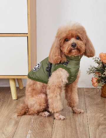 Haina pentru caini SHEIN, verde