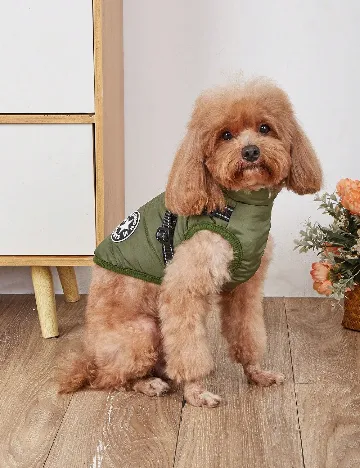 Haina pentru caini SHEIN, verde