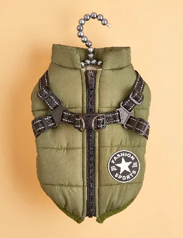 Haina pentru caini SHEIN, verde