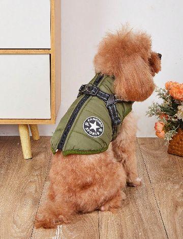 Haina pentru caini SHEIN, verde