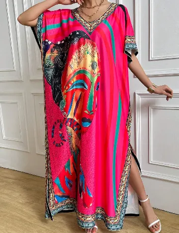 Rochie de plaja SHEIN, mix culori