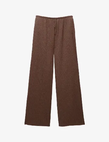 Pantaloni Pull&Bear, maro