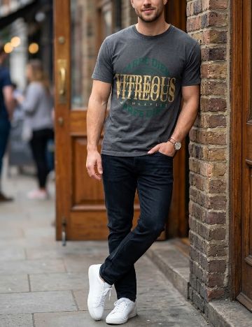 Tricou River Island, gri