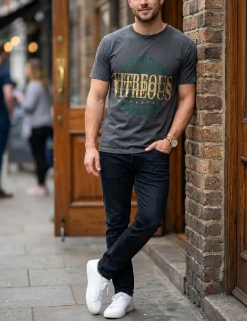 Tricou River Island, gri