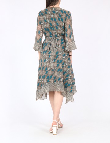 Rochie medie Marks and Spencer, verde/maro