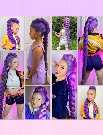 Extensie de par SHEIN, mov