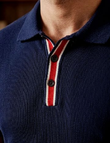 Tricou River Island, bleumarin