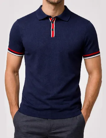 Tricou River Island, bleumarin