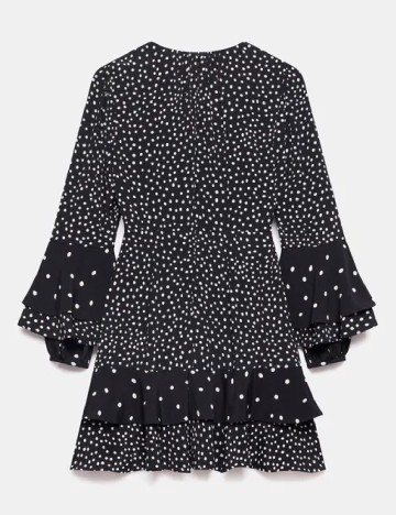 Rochie scurta Mint Velvet, alb/negru