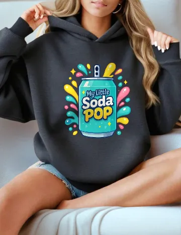 Hanorac Shein Kids, gri inchis