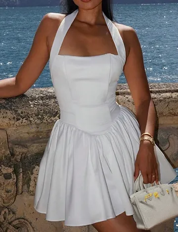 Rochie scurta SHEIN, alb