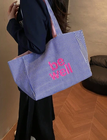 Geanta SHEIN, albastru/roz