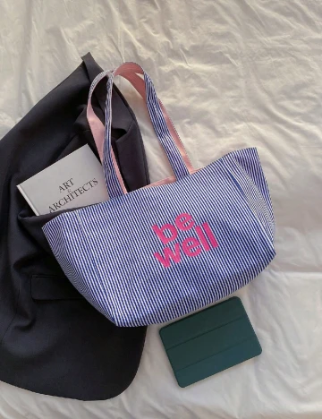 Geanta SHEIN, albastru/roz