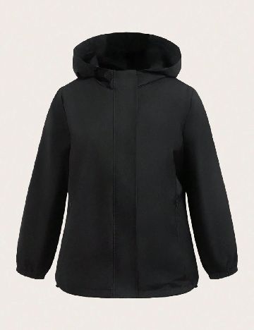 Geaca 2 in 1 SHEIN CURVE, negru